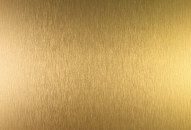Altın fırçalı metal doku arkaplanı