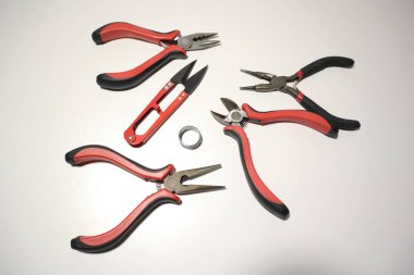 Jewelry Making Tools, Red Pliers