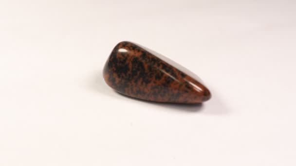 Piedra Semipreciosa Jaspe Piedra Preciosa — Vídeo de stock