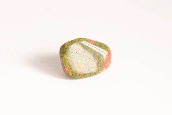 Piedra Semipreciosa Piedra Preciosa Unakite —  Fotos de Stock