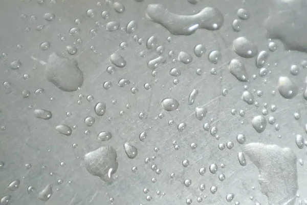 Water Drops Glass Background Macro — Stock Photo, Image