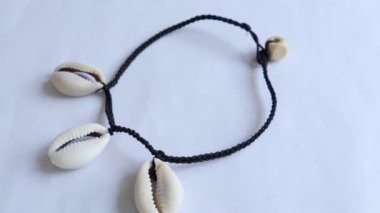 Cowrie Deniz Kabuğu Bileziği, Güzel El Yapımı Mücevher