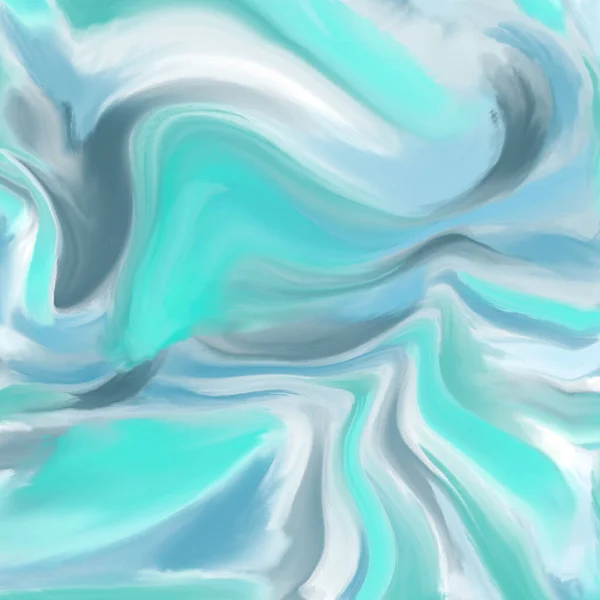 Heller Schwebender Hintergrund Blautönen Blaue Streifen Ströme Wässriger Farbe Aquarelle — Stockfoto