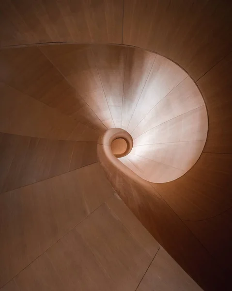 spiral architectural design wood