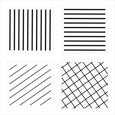 Geometrik ve çizgi vektörlü abstrac beyaz arkaplan. Siyah ve Beyaz.