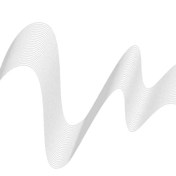 Абстрактный Белый Фон Геометрическим Линейным Вектором Черное Белое — стоковый вектор