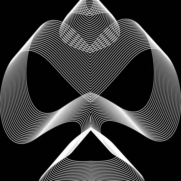 Geometrik ve çizgi vektörlü abstrac siyah arkaplan. Siyah ve Beyaz.