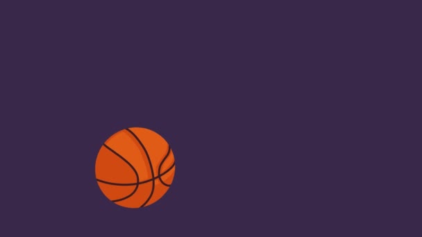 Tre Typer Sport Boll Från Basket Dribbla Sparkade Soccerball Och — Stockvideo