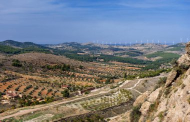 beautiful view of the city of castilla la mancha, spain.