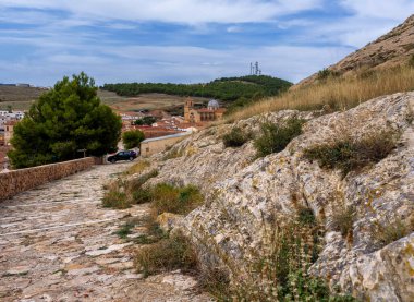the ancient ruins on a sunny day, spain, europe