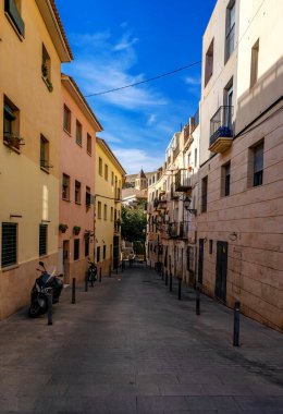 October 2022- Alicante, Spain- Beautiful Spanish city streets and buildings