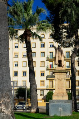 October 2022- Cartagena, Spain- Beautiful Spanish city streets and buildings