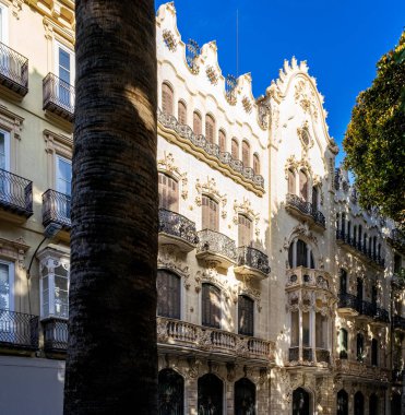 October 2022- Cartagena, Spain- Beautiful Spanish city streets and buildings