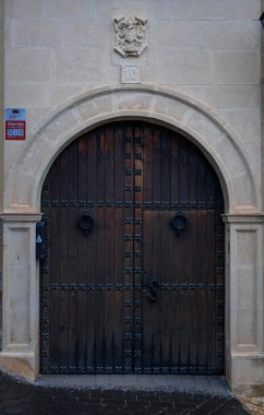 February 2022- Albacete- Ancient wooden doors in Spanish villages