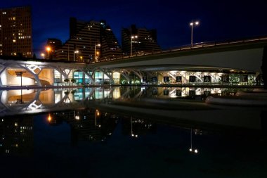 Aralık 2022 - Valencia, İspanya - Valencia Bilim ve Sanat Müzesi 'nin gelecekteki binaları