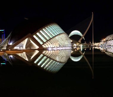 Aralık 2022 - Valencia, İspanya - Valencia Bilim ve Sanat Müzesi 'nin gelecekteki binaları