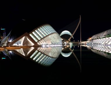 Aralık 2022 - Valencia, İspanya - Valencia Bilim ve Sanat Müzesi 'nin gelecekteki binaları