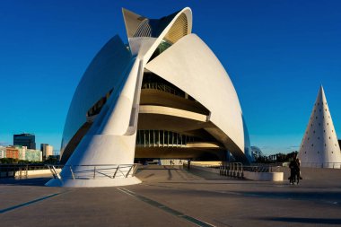 Aralık 2022 - Valencia, İspanya - Valencia Bilim ve Sanat Müzesi 'nin gelecekteki binaları