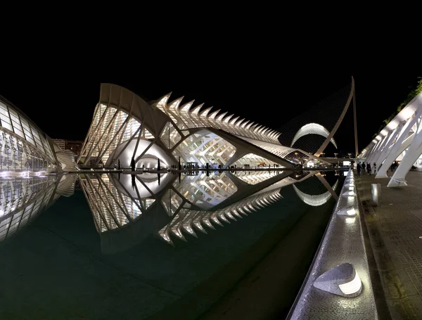 Desember 2022 Valencia Spania Futuristiske Bygninger Museum Science Art Valencia – stockfoto