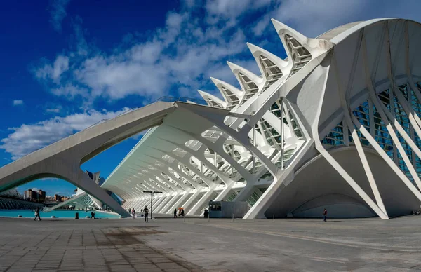 December 2022 Valencia Spain Futuristic Buildings Museum Science Art Valencia — Stock Photo, Image