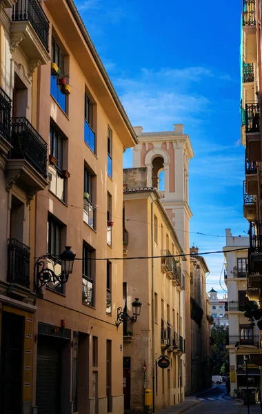 Diciembre 2022 Valencia España Hermosas Calles Valencia Durante Día Centro —  Fotos de Stock