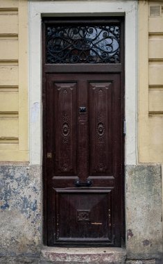 Valencia, İspanya Eski ahşap giriş kapıları