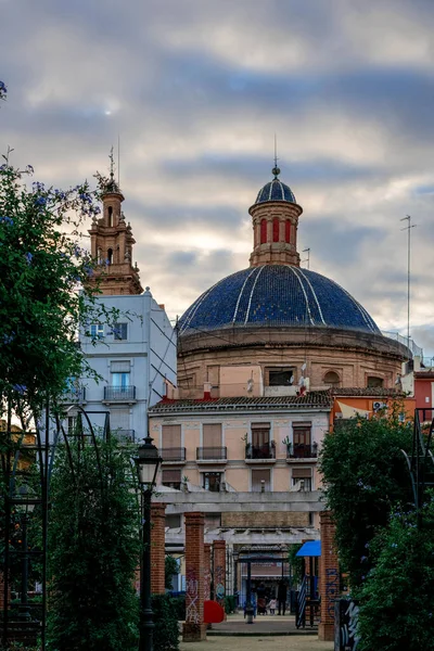 December 2022 Valencia Spanje Kathedraal Valencia Overdag Het Historische Centrum — Stockfoto
