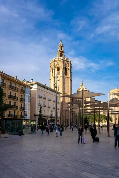 Diciembre 2022 Valencia España Catedral Valencia Durante Día Centro Histórico —  Fotos de Stock
