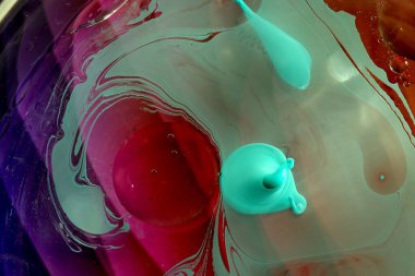 background of colourful liquid pattern