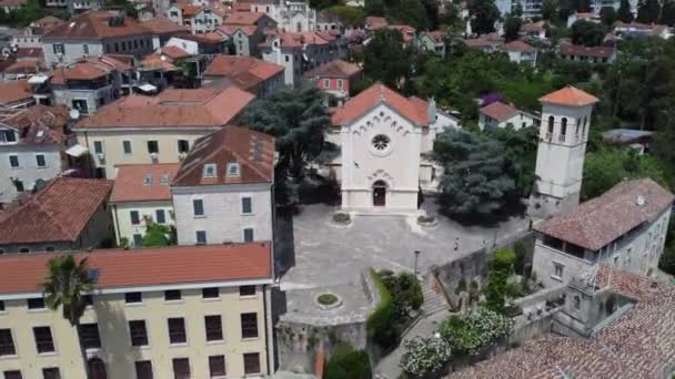 Erleben Sie Den Zeitlosen Charme Der Altstadt Von Herceg Novi — Stockvideo
