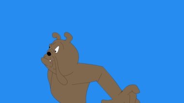   2 boyutlu çizgi film animasyonu, videolarınız için çizgi film karakteri