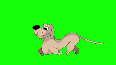   2 boyutlu çizgi film animasyonu, videolarınız için çizgi film karakteri