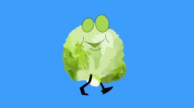 2 boyutlu çizgi film animasyonu, videolarınız için çizgi film karakteri