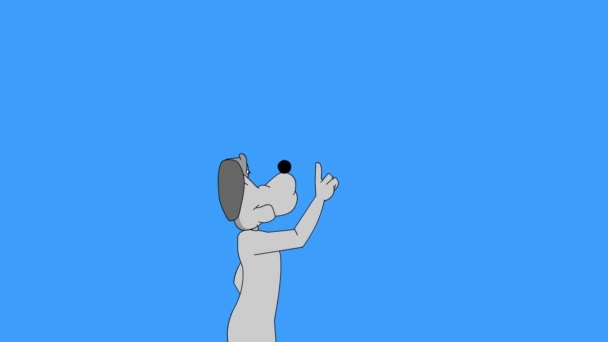 Animazione Cartone Animato Personaggio Dei Cartoni Animati Tuoi Video — Video Stock
