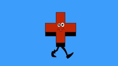 2 boyutlu çizgi film animasyonu, videolarınız için çizgi film karakteri