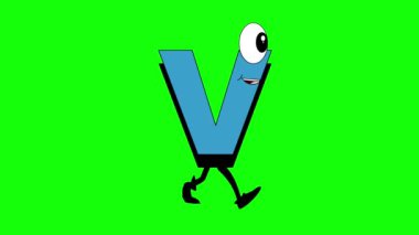 2 boyutlu çizgi film animasyonu, videolarınız için çizgi film karakteri