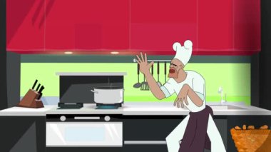 2 boyutlu çizgi film animasyonu, videolarınız için çizgi film karakteri