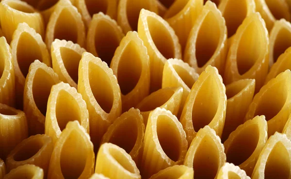 Padrão Pasta Penne Imagem Fundo Massa Trigo Duro Textura Abstrata — Fotografia de Stock