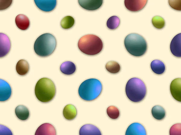 Creative Pattern Colored Eggs Endless Texture Colorful Easter Eggs Perfect — Stock Photo, Image