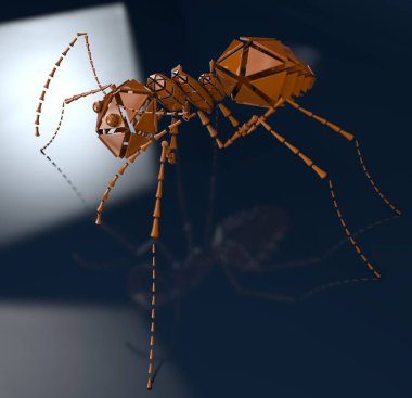 Beyaz arkaplanda örümcek ağı