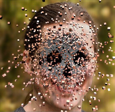 Renkli desenli soyut arkaplan