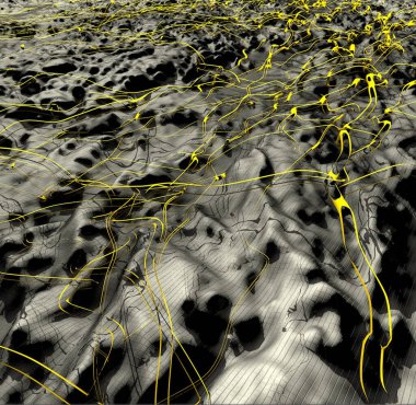 Metin için alanı olan soyut arkaplan