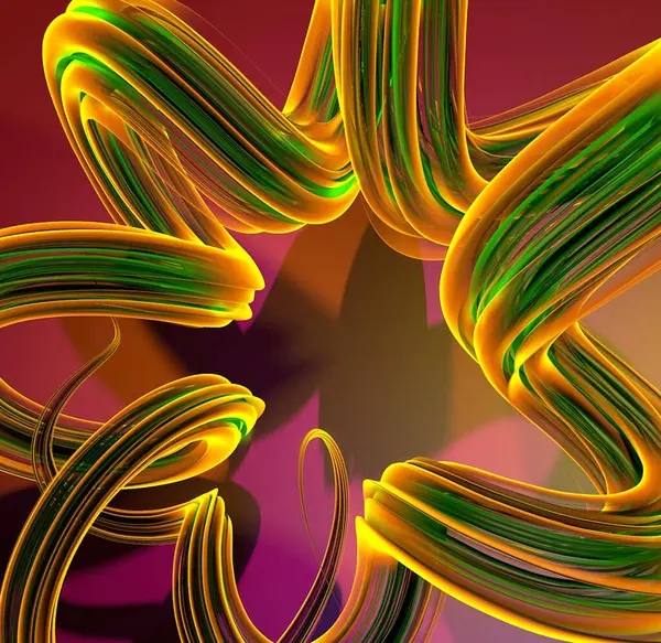 İşiniz için soyut arkaplan, renkli çizgiler, 3D tasarım, yaratıcı tasarım