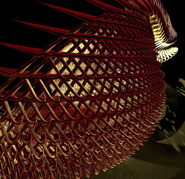 abstract background with a lot of colorful ornaments