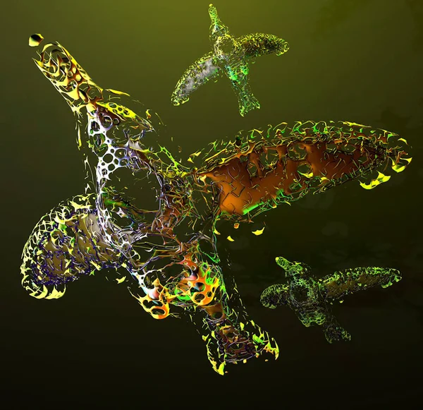 Sıvı desenli soyut arkaplan