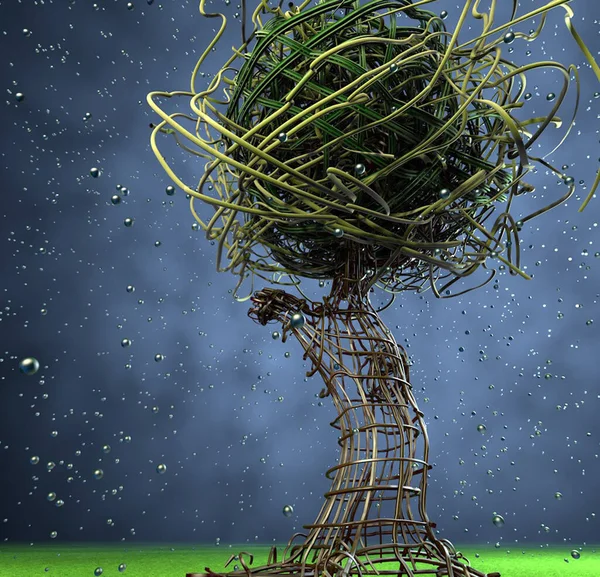 Metin için alanı olan soyut arkaplan