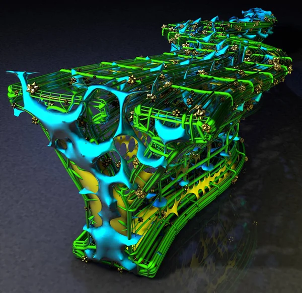 Gelecekçi bir robotun 3D canlandırması