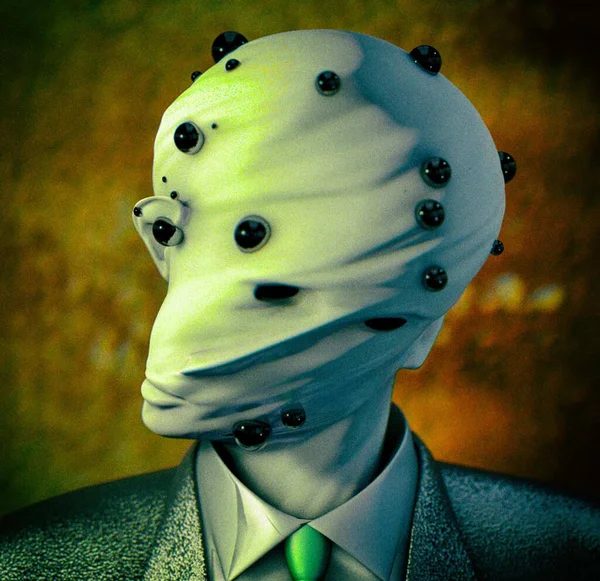 Bir kafatası ile cadılar bayramı arka planı