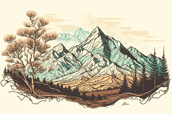 Mountain Landscape Nature Panorama