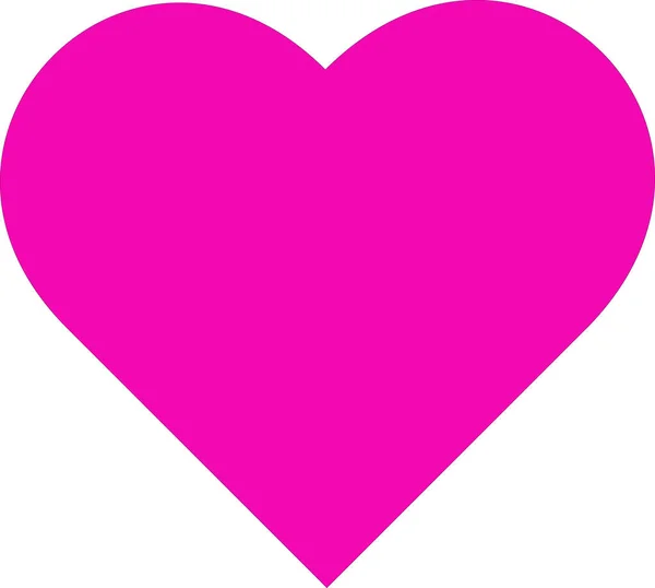 Pembe kalbin vektör çizimi